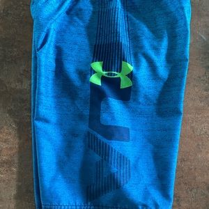 Boys under armour swim trunks .